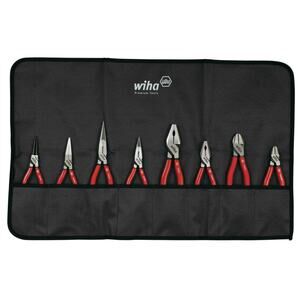 Wiha 32608 8 Piece Classic Grip Pliers and Cutters Set with Canvas Pouch
